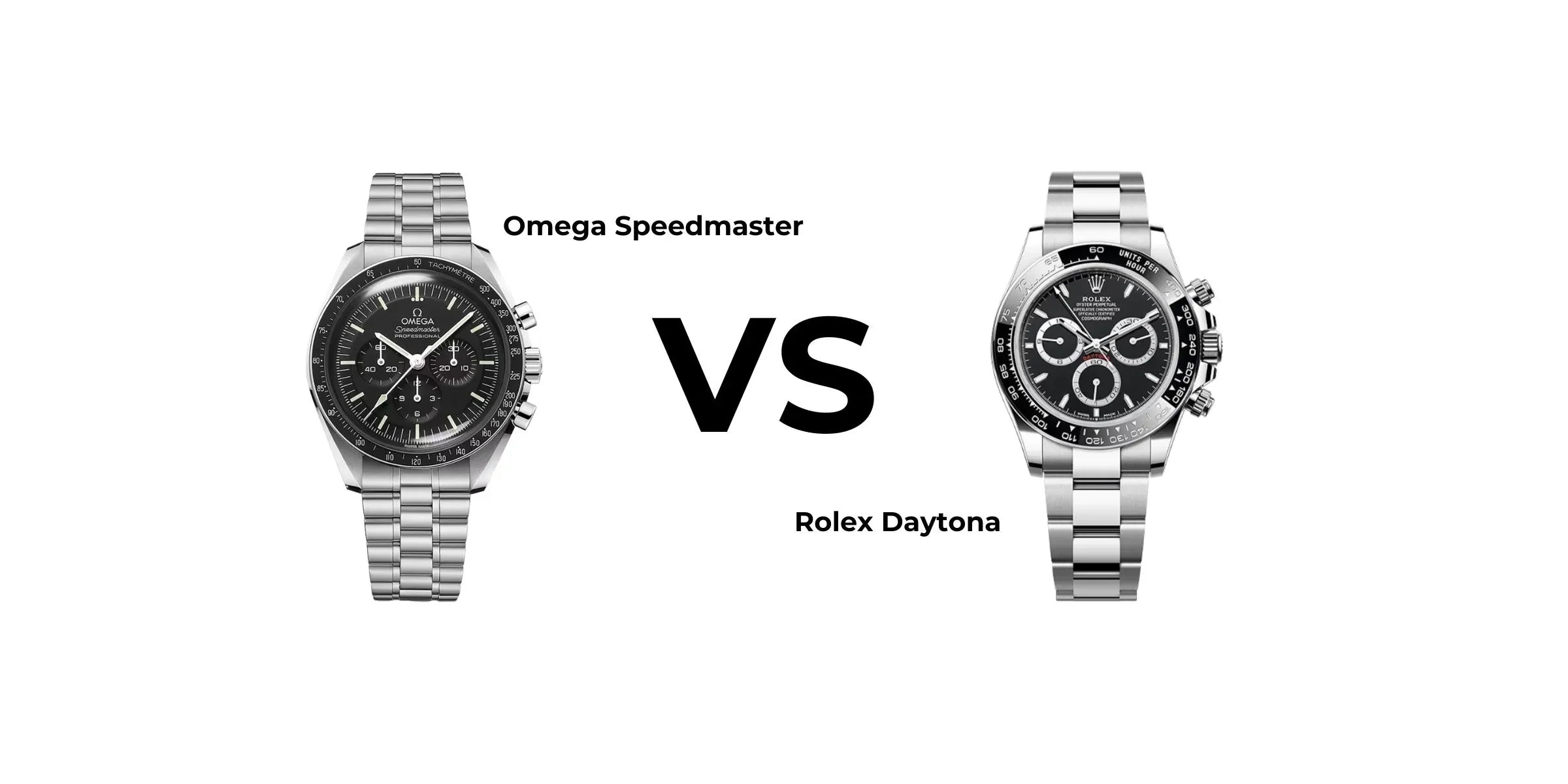 Omega Speedmaster vs. Rolex Daytona