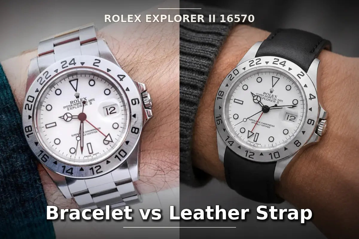 Rolex Explorer II 16570 Bracelet vs Leather Strap