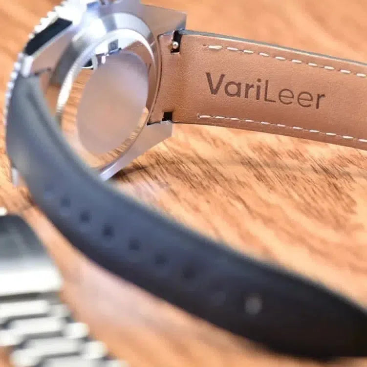 Curved end leather straps for your Rolex Submariner No-Date Ceramic 114060  | VariLeer